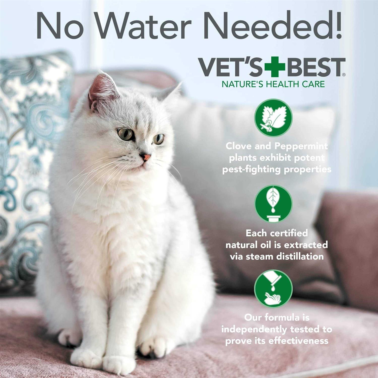 Flea & Tick Waterless Bath for Cats S58318