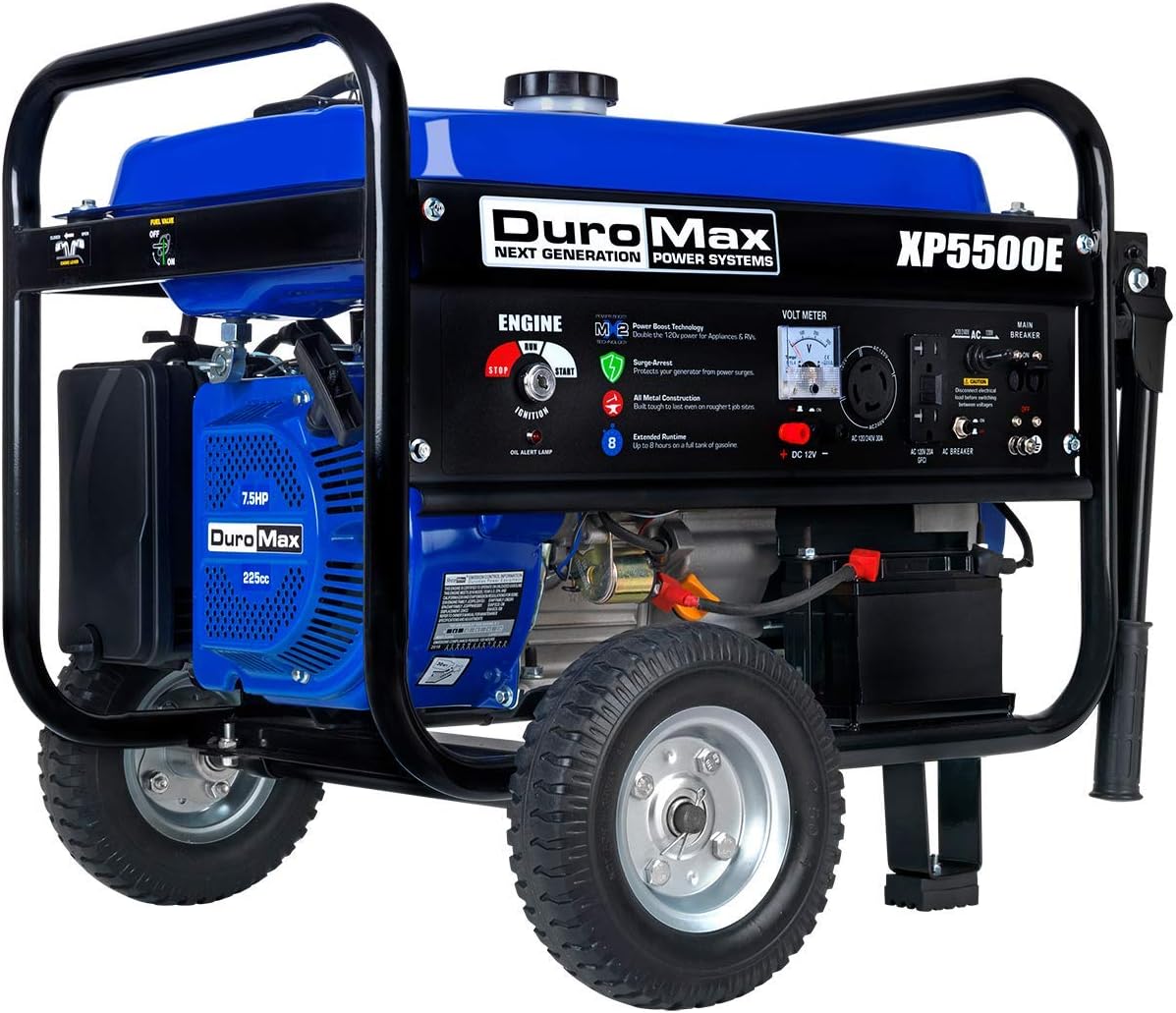 Dual Fuel Portable Generator 4400 Watt Electric Start Z720610
