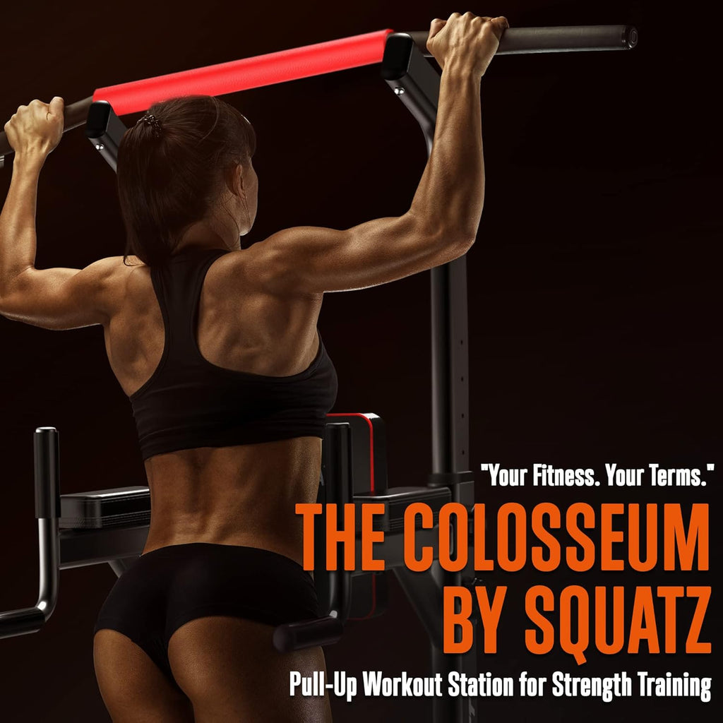 Multifunctional Pull-Up Workout Station with Steel Main Frame V36159