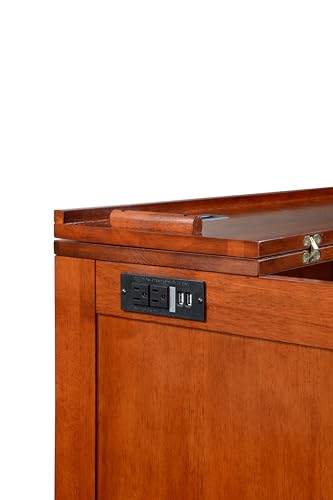 Queen Size Murphy Cabinet Chest Desk Bed with Drawers G625