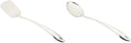 Stainless Steel Solid Turner and Solid Spoon Kitchen Utensil Set Q72617