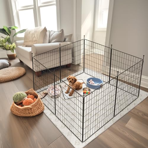 Expandable 24-inch 8 Panels Dog Playpen R16755