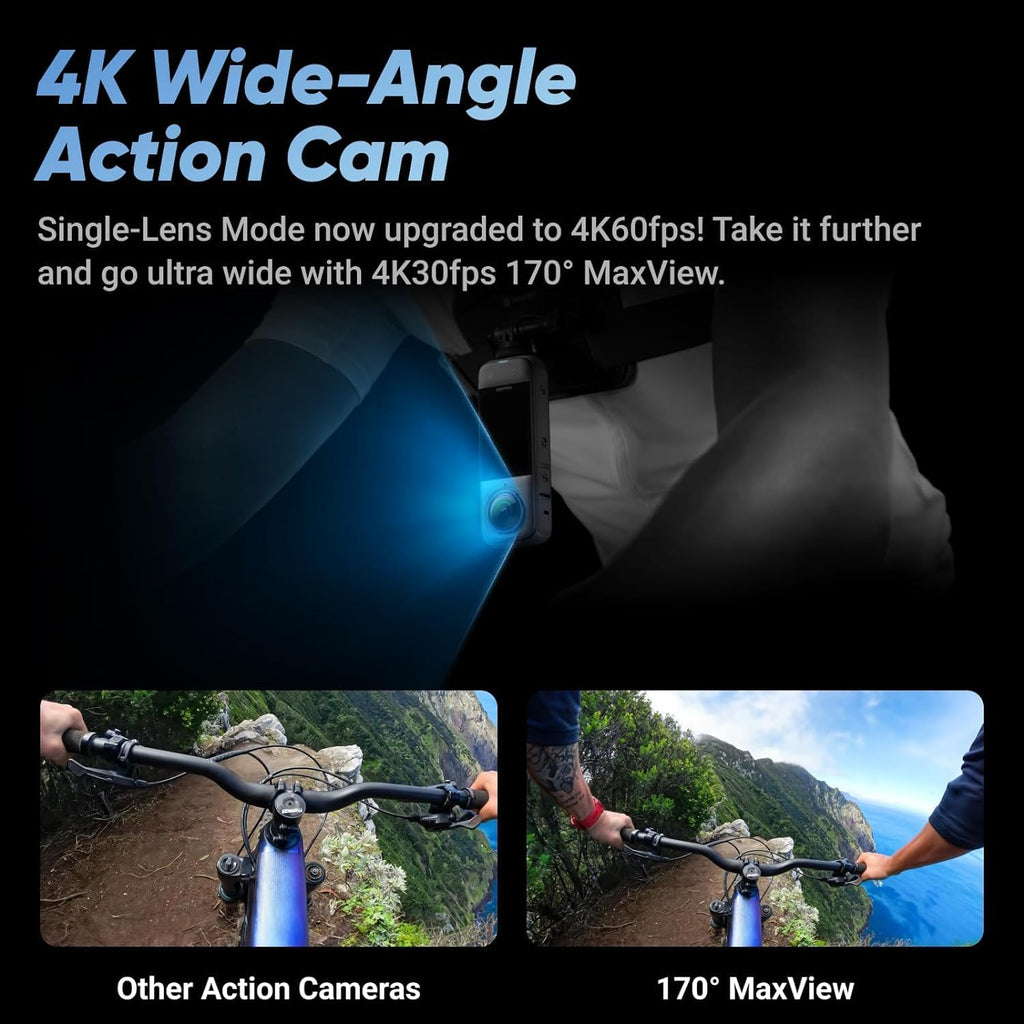 Waterproof 8K 360 Action Helmet Camera with Extra Battery Y866