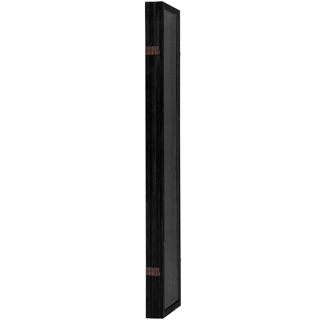 6 ft. Tall Black 5 Panel Screen U72272