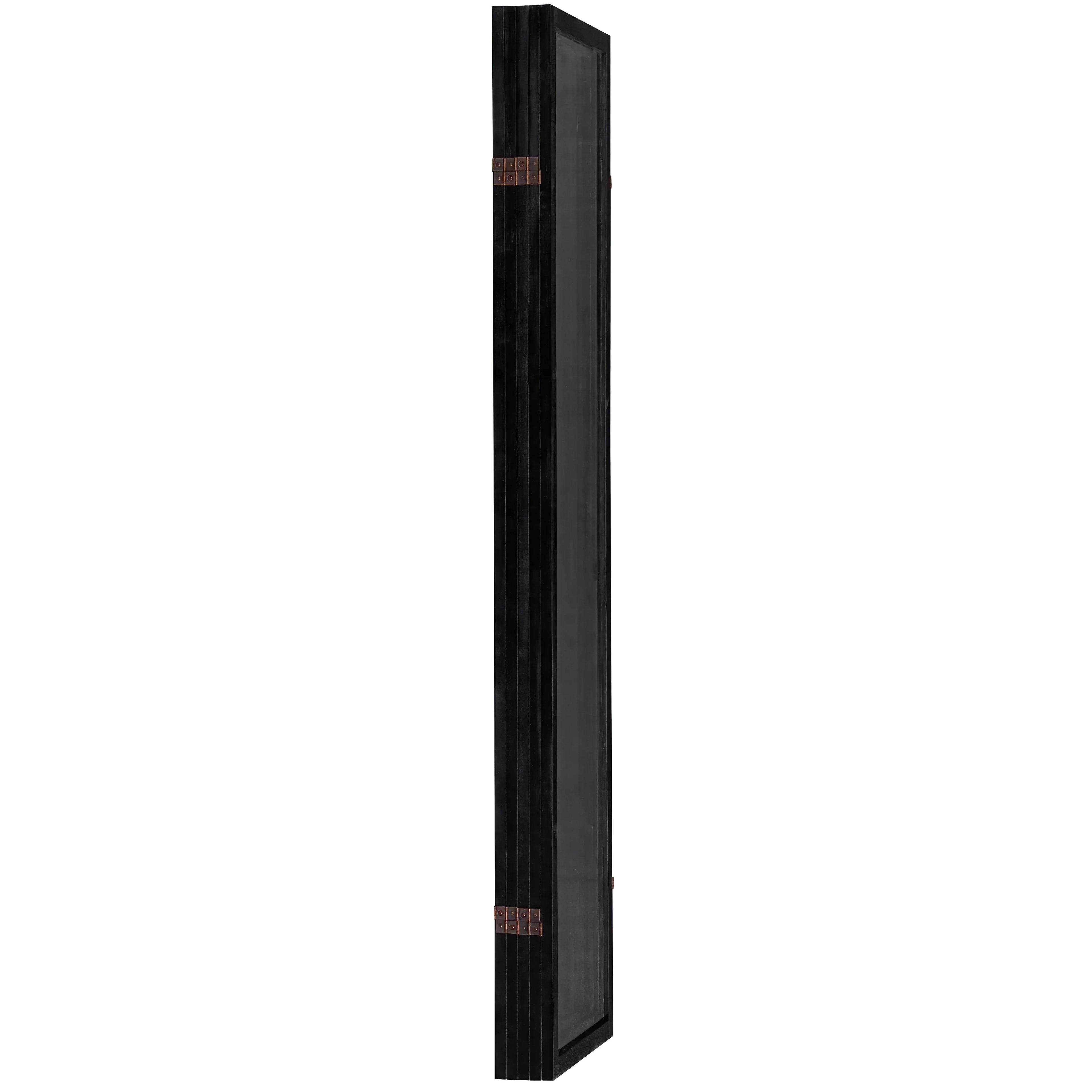 6 ft. Tall Black 5 Panel Screen U72272