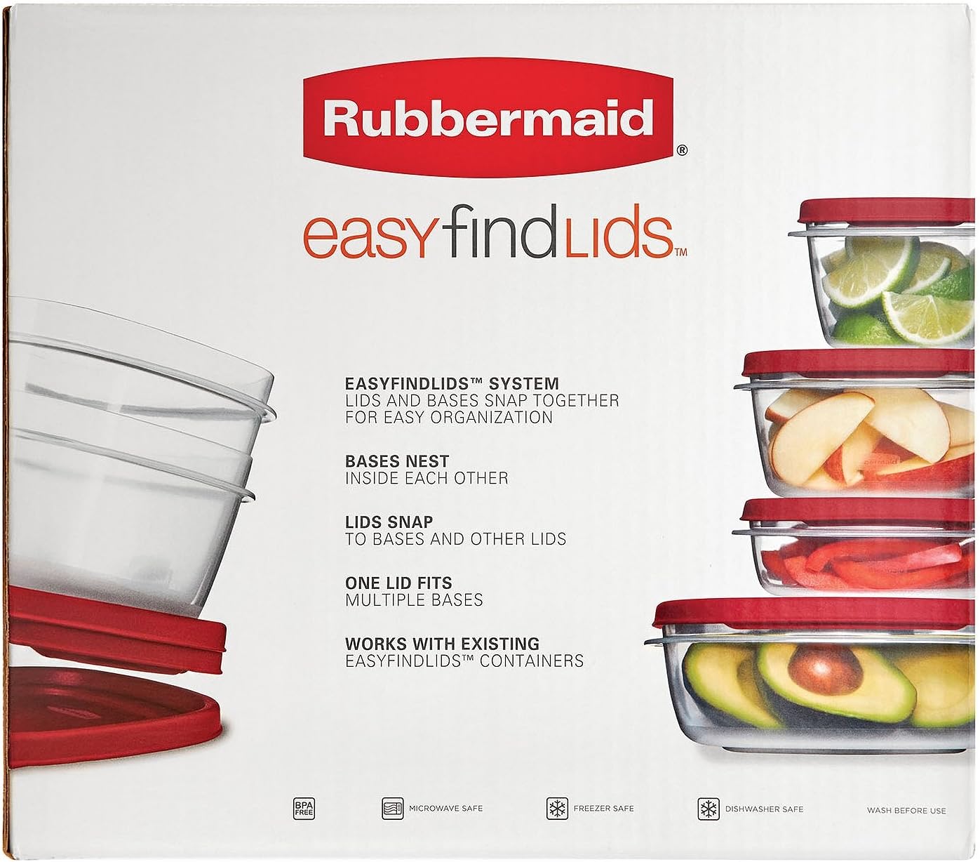 50 Piece Food Storage Containers O3450