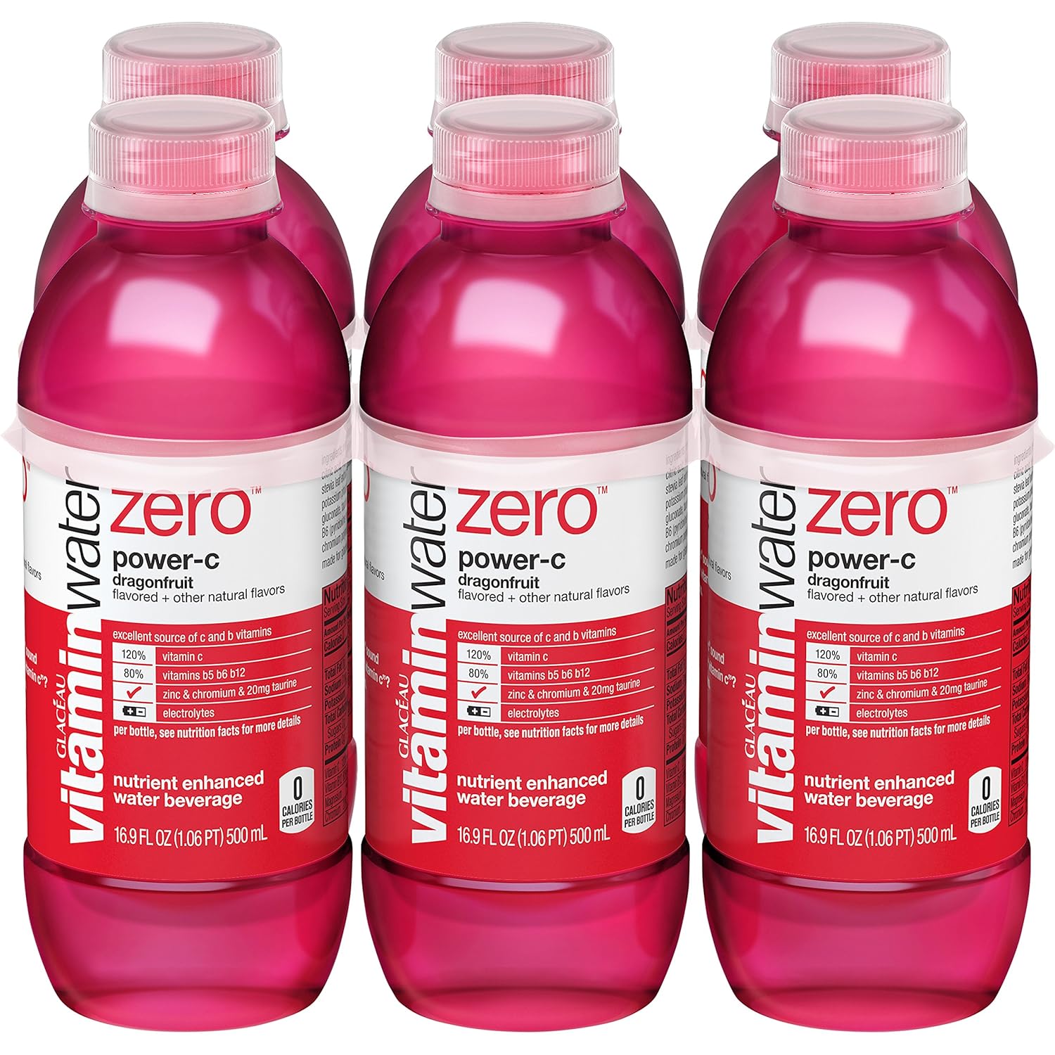 16.9 fl oz 6 Pack Vitaminwater Zero X81900