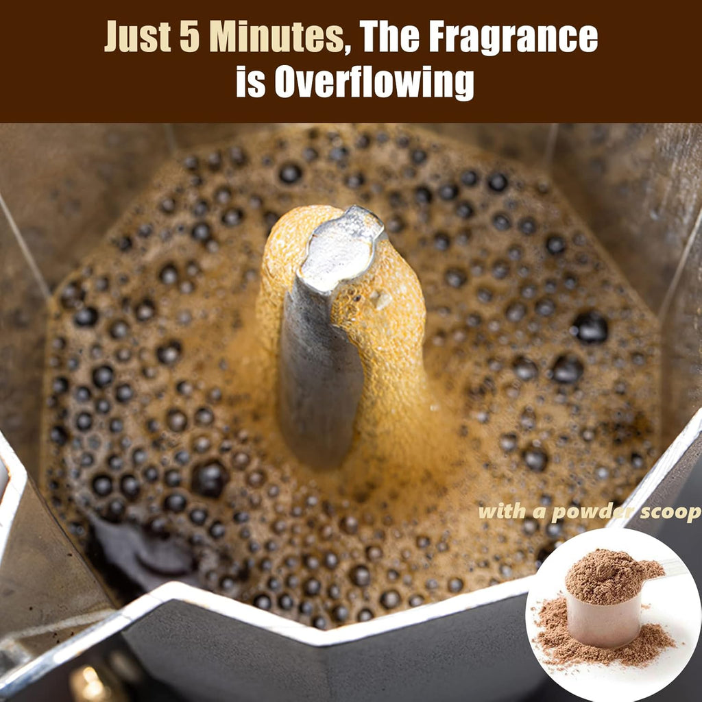 6 Cup Aluminum Electric Mocha Pot O7258