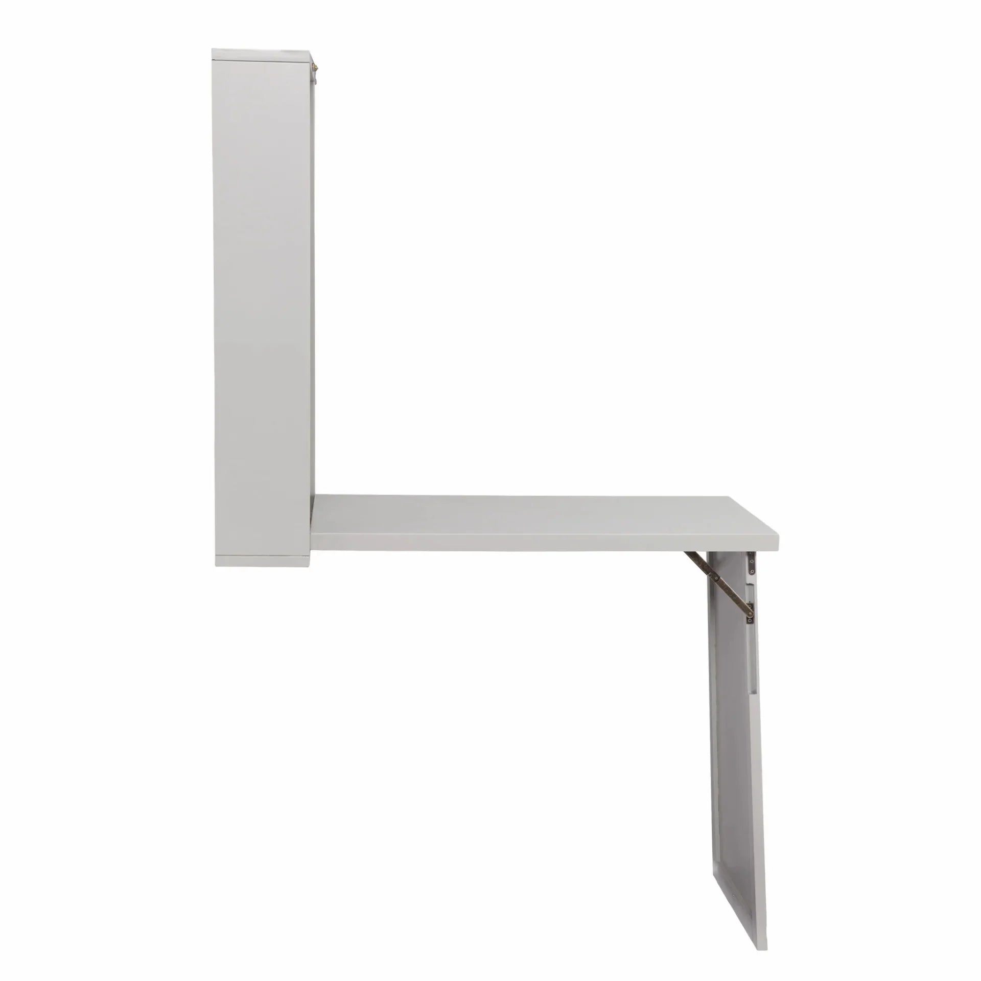 Gray Fold Out Wall Mount Desk E3938