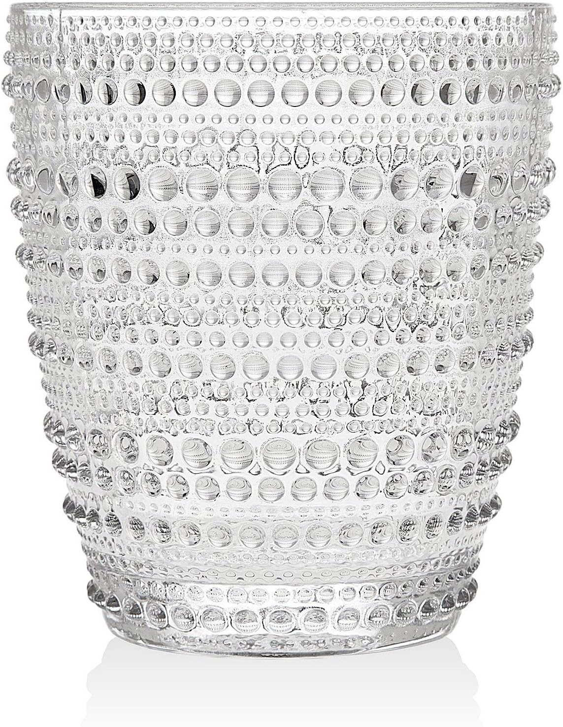 Set of 4 Clear Double Old Fashioned Glasses C827