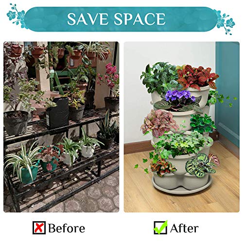 Terracotta 5-Tier Stackable Planter C4321