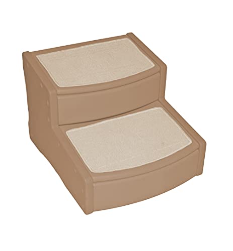 Chocolate 2-Step Pet Stairs V8932