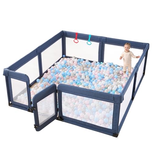 Grey Baby Playpen with Door V1286