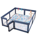 Grey Baby Playpen with Door V1286