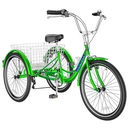 Adult 3 Wheel Bike 7 Speed with Shopping Basket F90550