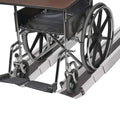 Portable Adjustable Wheelchair Ramp, 2 Ramps with Storage Bag D544