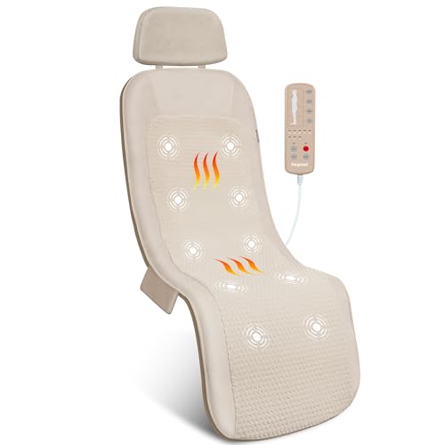 Vibration Back Massager with Heat, 10 Vibration Motors & 2 Heating Levels Q5671
