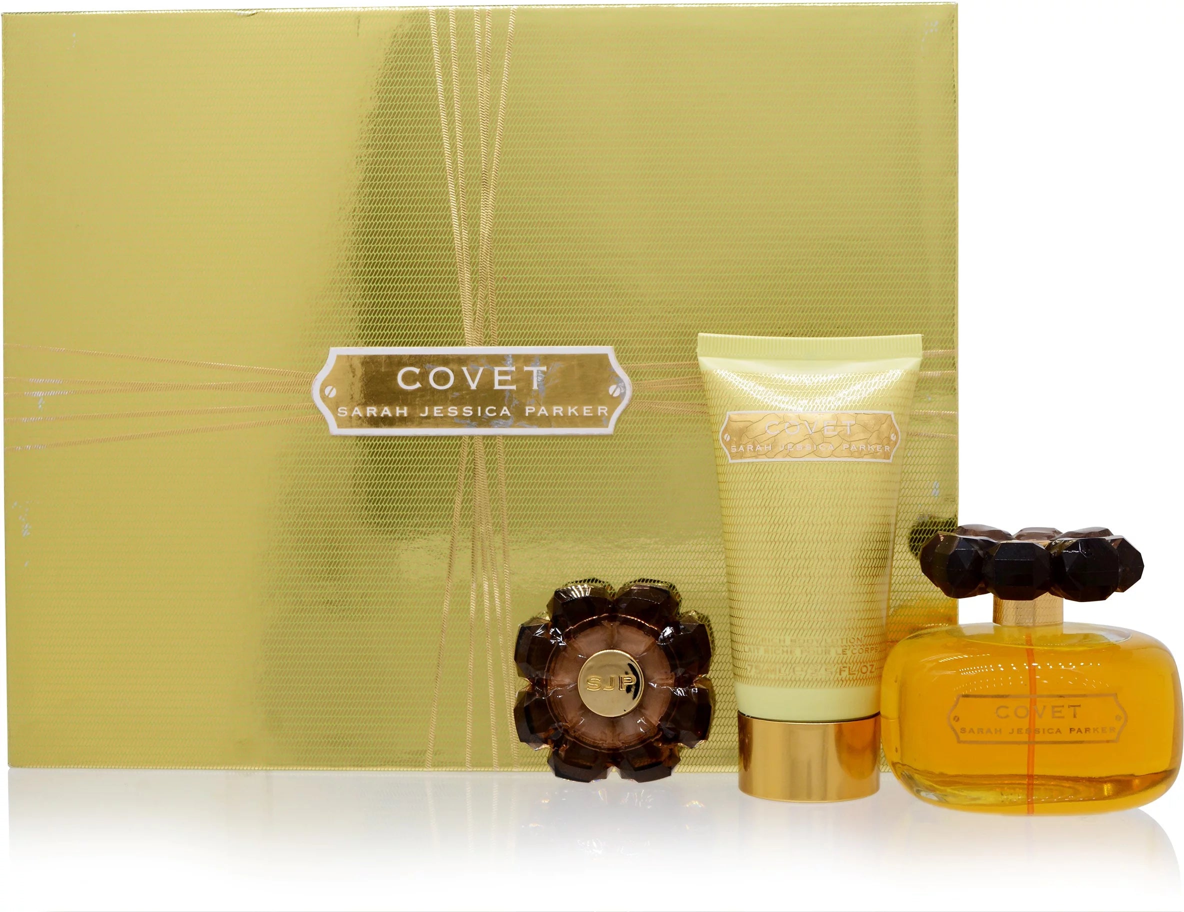 3.4 oz Eau De Parfum Spray + 2.5 oz Body Lotion + Perfume Compact Gift Set O6403