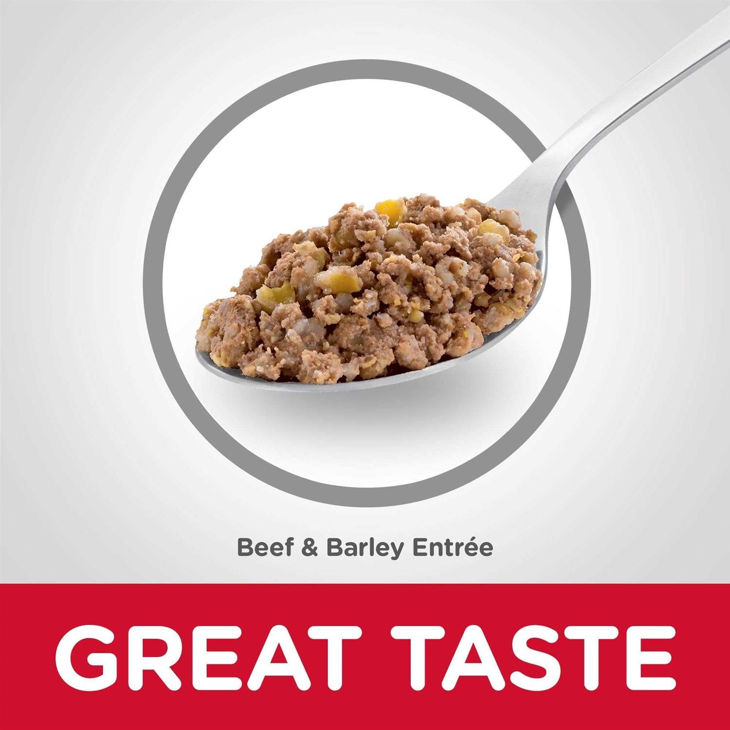 Adult Beef & Barley Entree Dog Food S43290
