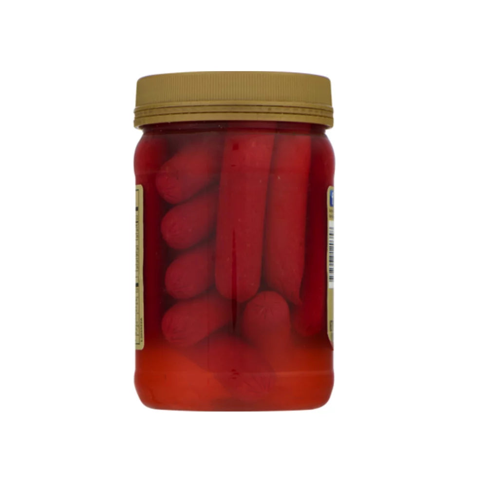 Pickled Red Hot Sausages 16 oz Jar T903922