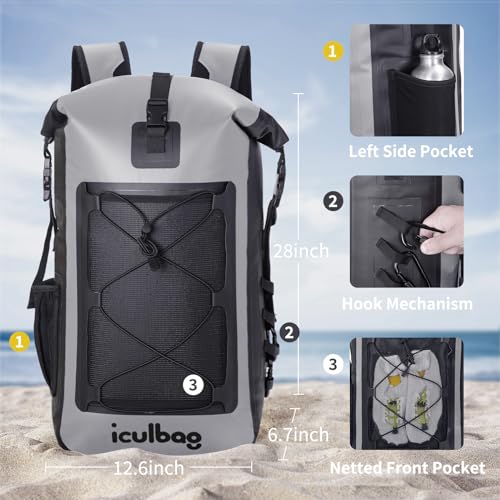 30L/40L Waterproof Dry Bag Backpack Q32508