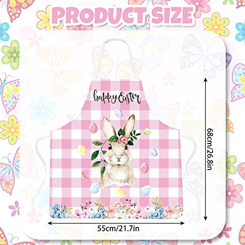 4Pcs Pink Christmas Kitchen Cooking Aprons B951