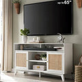 TV Stand with Natural Rattan Door L35777