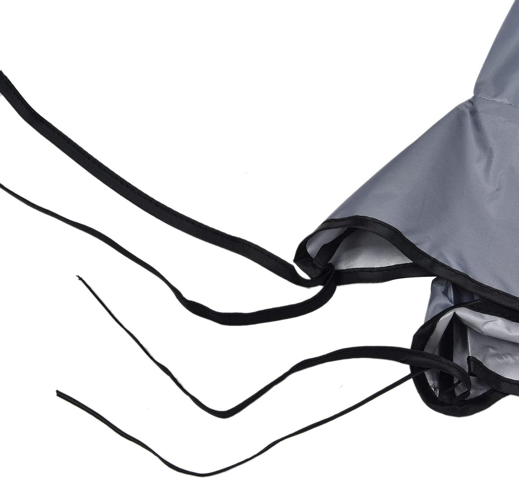 3 Seats Outdoor Canopy Swing Glider with Cushion Cover (Grey) N97562