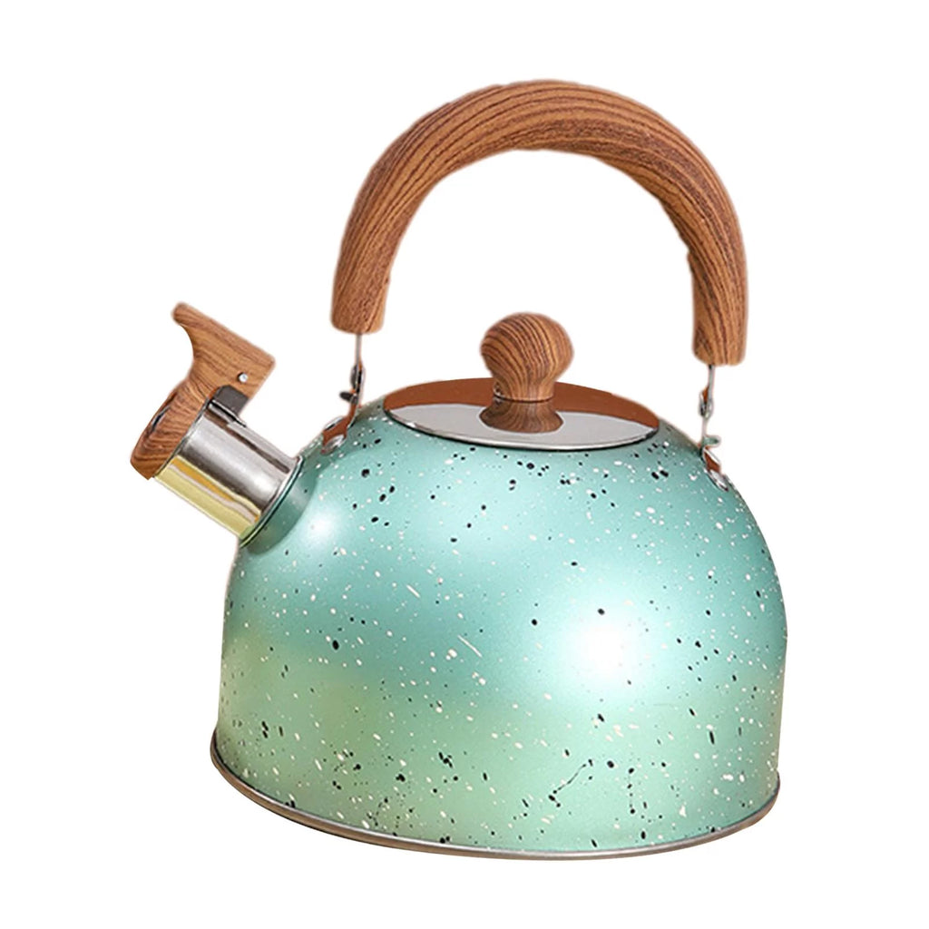 Green Stainless Whistling Water Kettle F934