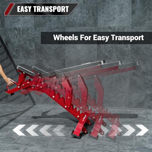 1300 LBS Capacity Adjustable Weight Bench N759342