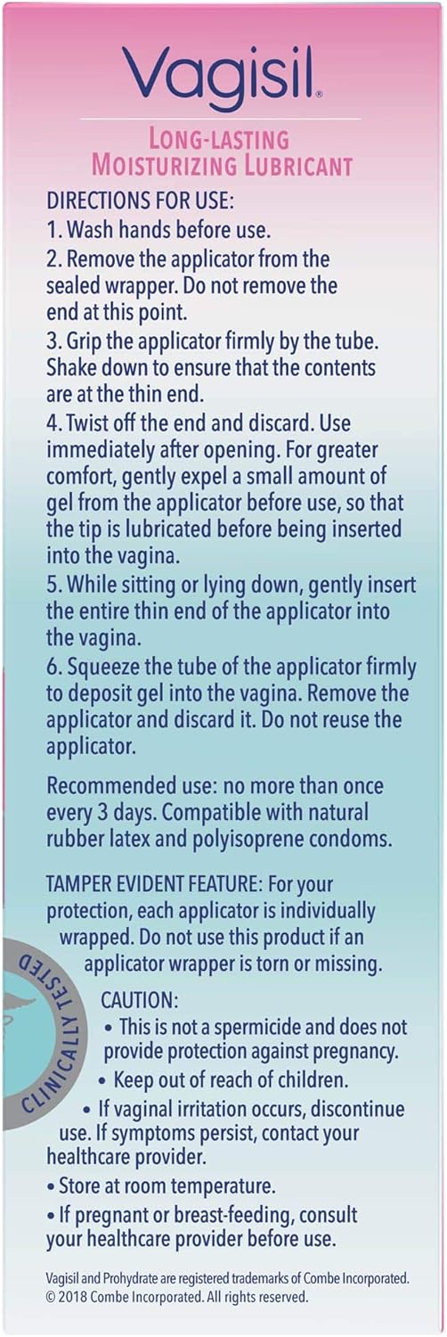 Internal Moisturizing Gel 8 ea (Pack of 2) O621