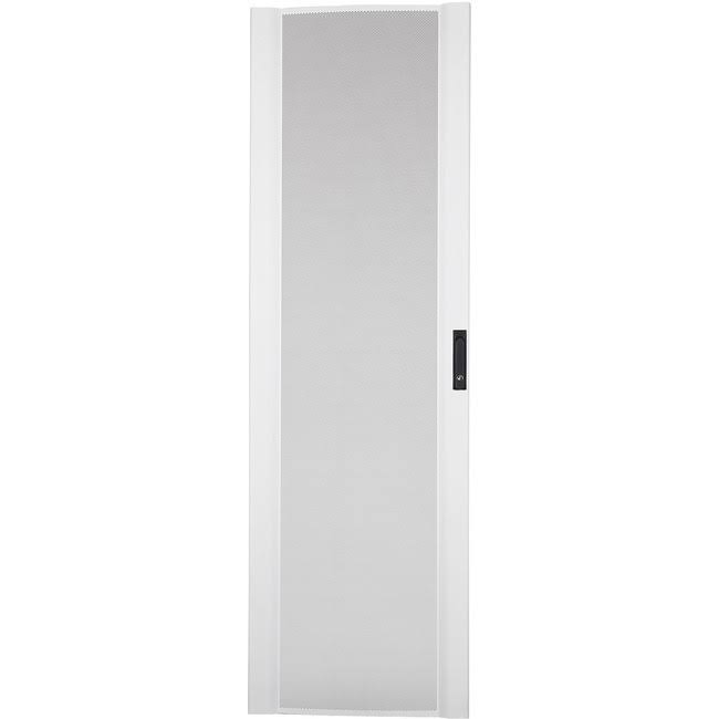 42U 600mm Wide Perforated Curved Door White Enclosure M10032