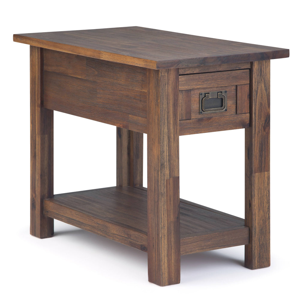Solid Acacia Wood Narrow Side Table S1820