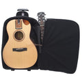 Travel Guitar with Collapsible Patented System Portable Backpack Case African Mahogany Y78975