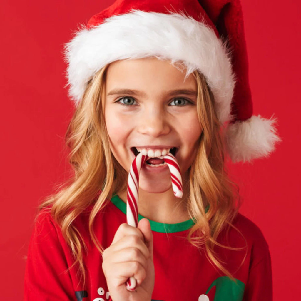 Red & White Peppermint Candy Canes Natural Peppermint Flavor 12pc Holiday Candy per Box Pack of 6 Total of 72ct C94847