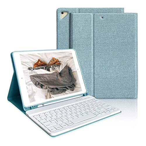 Keyboard Case for iPad 9.7" with Detachable Keyboard and Pencil Holder H267