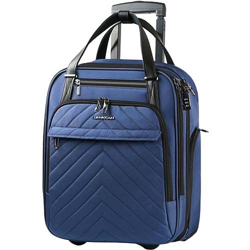 Black 16-inch Carry On Underseat Suitcase with Wheels J119117
