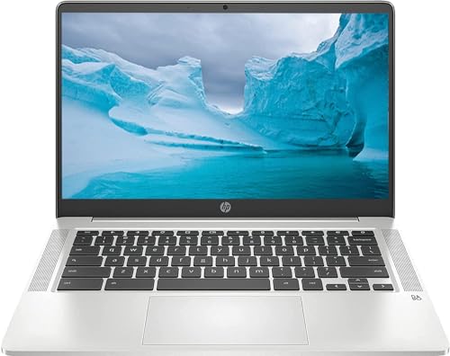 14 Inch Chromebook Laptop with Intel Celeron N4120 Processor, 4GB RAM, 64GB eMMC, Modern Gray X378