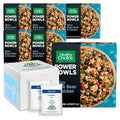 Spicy Black Beans Chicken & Riced Cauliflower Frozen Meal, 9.25 oz Pack of 6 C112