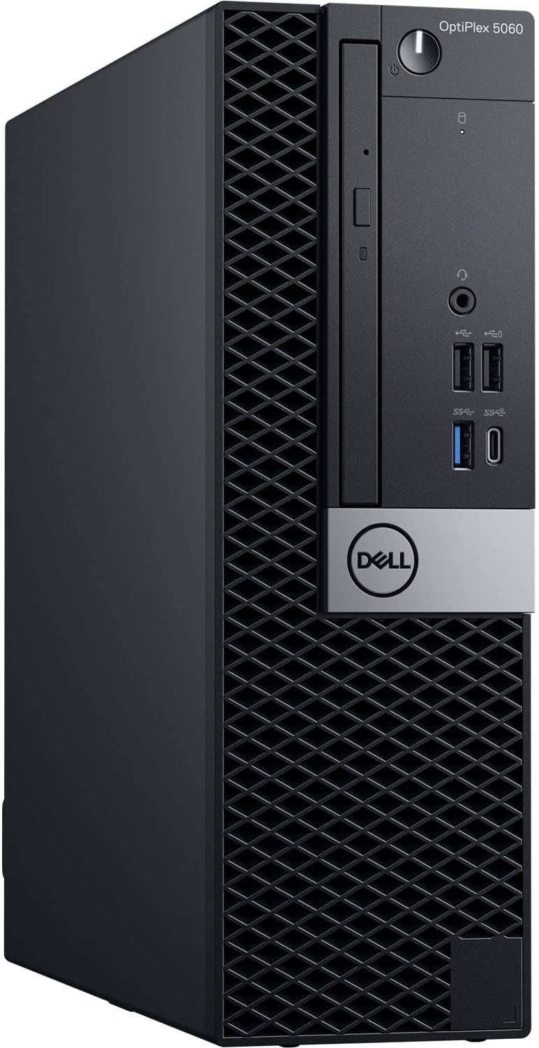 Dell Optiplex 5060 Desktop Computer Hexa Core Intel i5 16GB DDR4 RAM 250GB SSD Windows 11 Professional Black Q97527