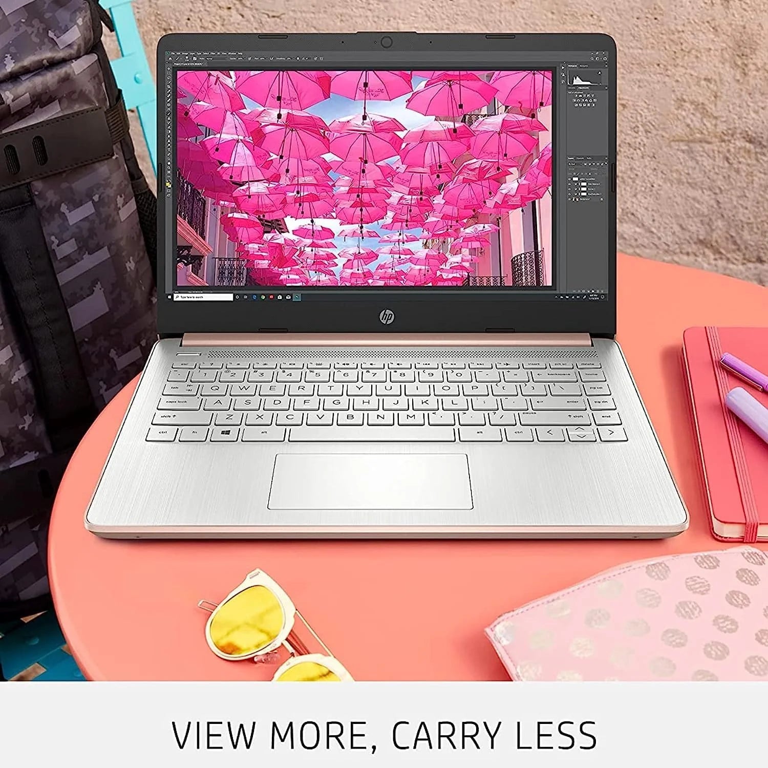 14" Ultral Light Laptop Intel Celeron Quad-Core N4120 16GB RAM 64GB eMMC Pink M29452