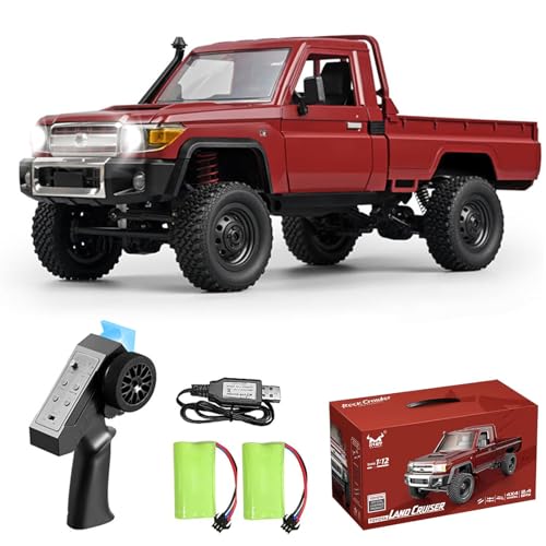 1/12 RC Rock Crawler 4x4 Remote Control Pickup Car Toy with 2 Batteries Z7230