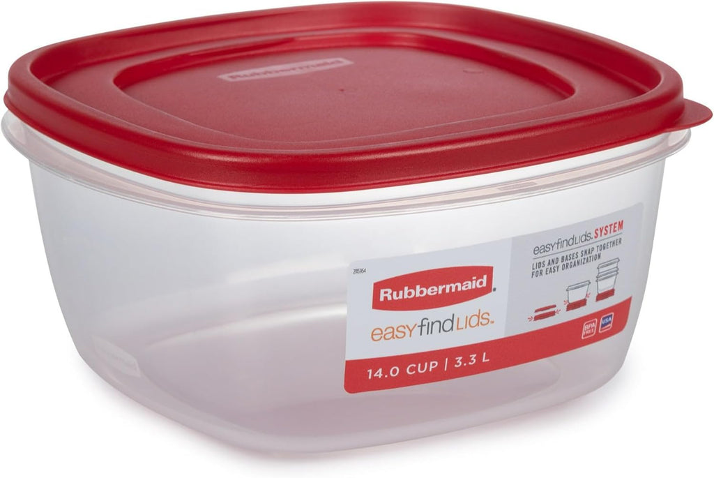 Red 14 Cup Food Storage Container 2 Pack C423988