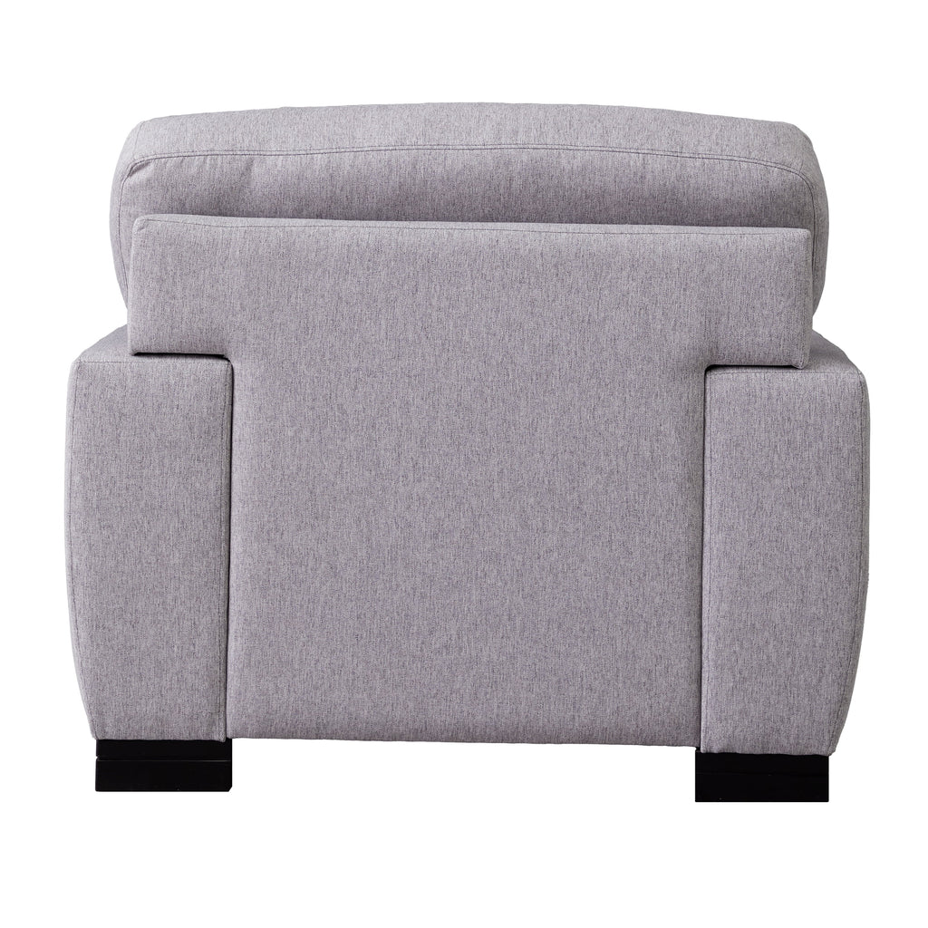 Gray Velvet Oversized Chaise Lounger Sleeper Sofa P467