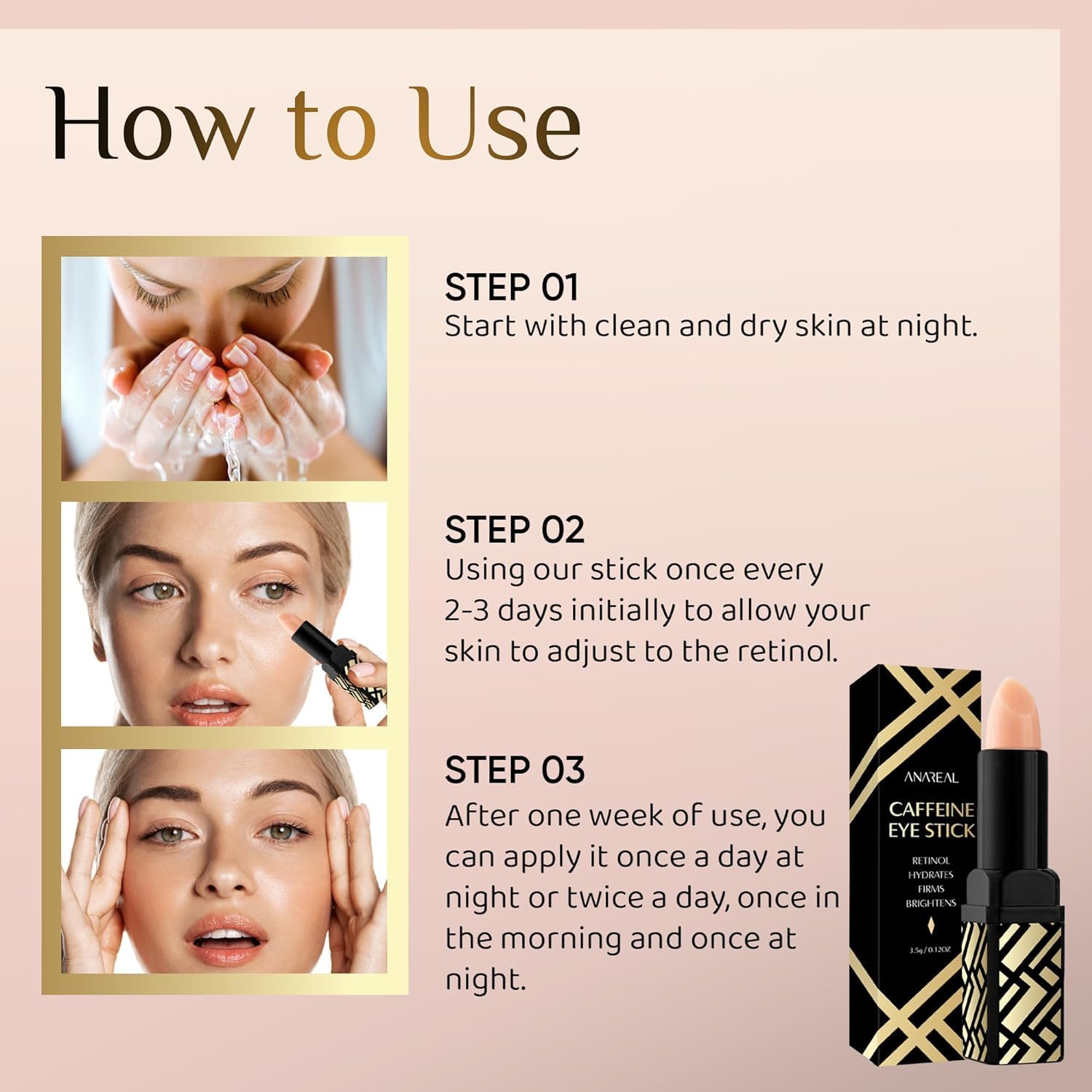Caffeine Retinol Eye Stick K697