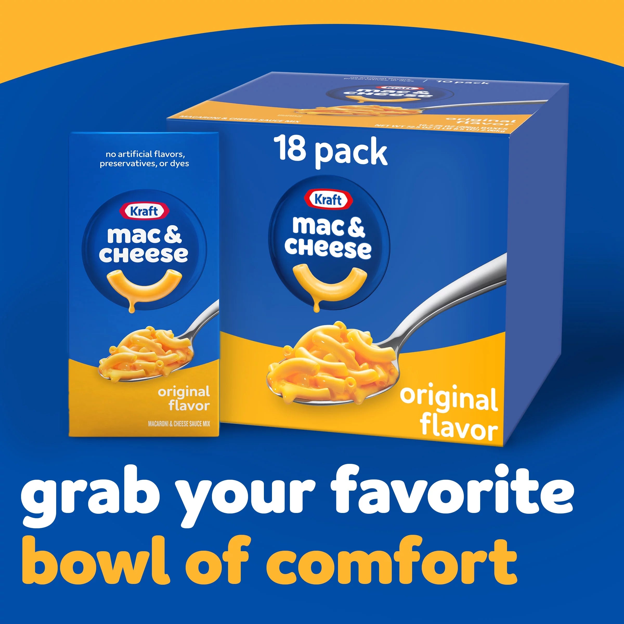 18 ct Pack 7.25 oz Macaroni and Cheese Dinner N6671