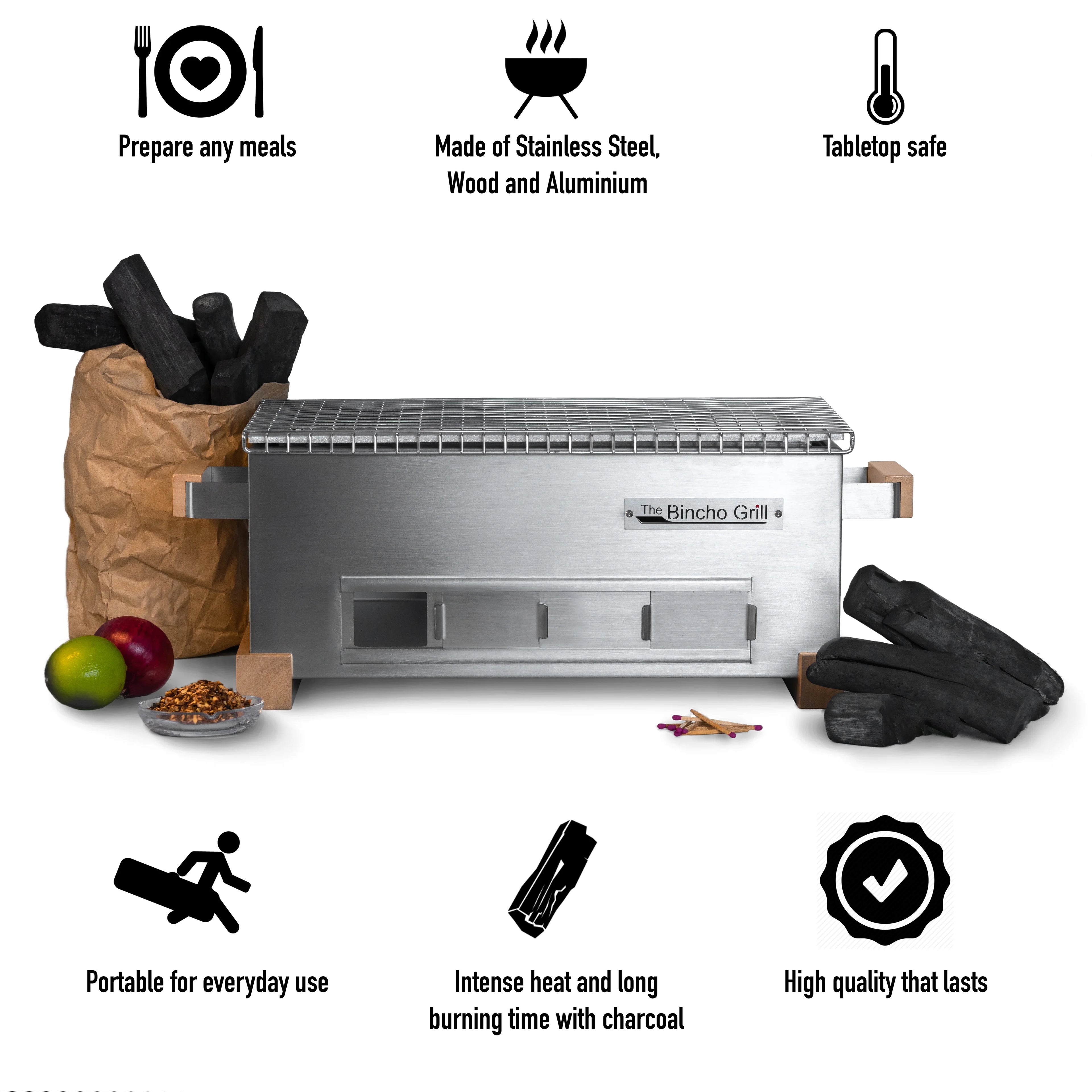 16" Yakitori Tabletop Charcoal Grill X68801