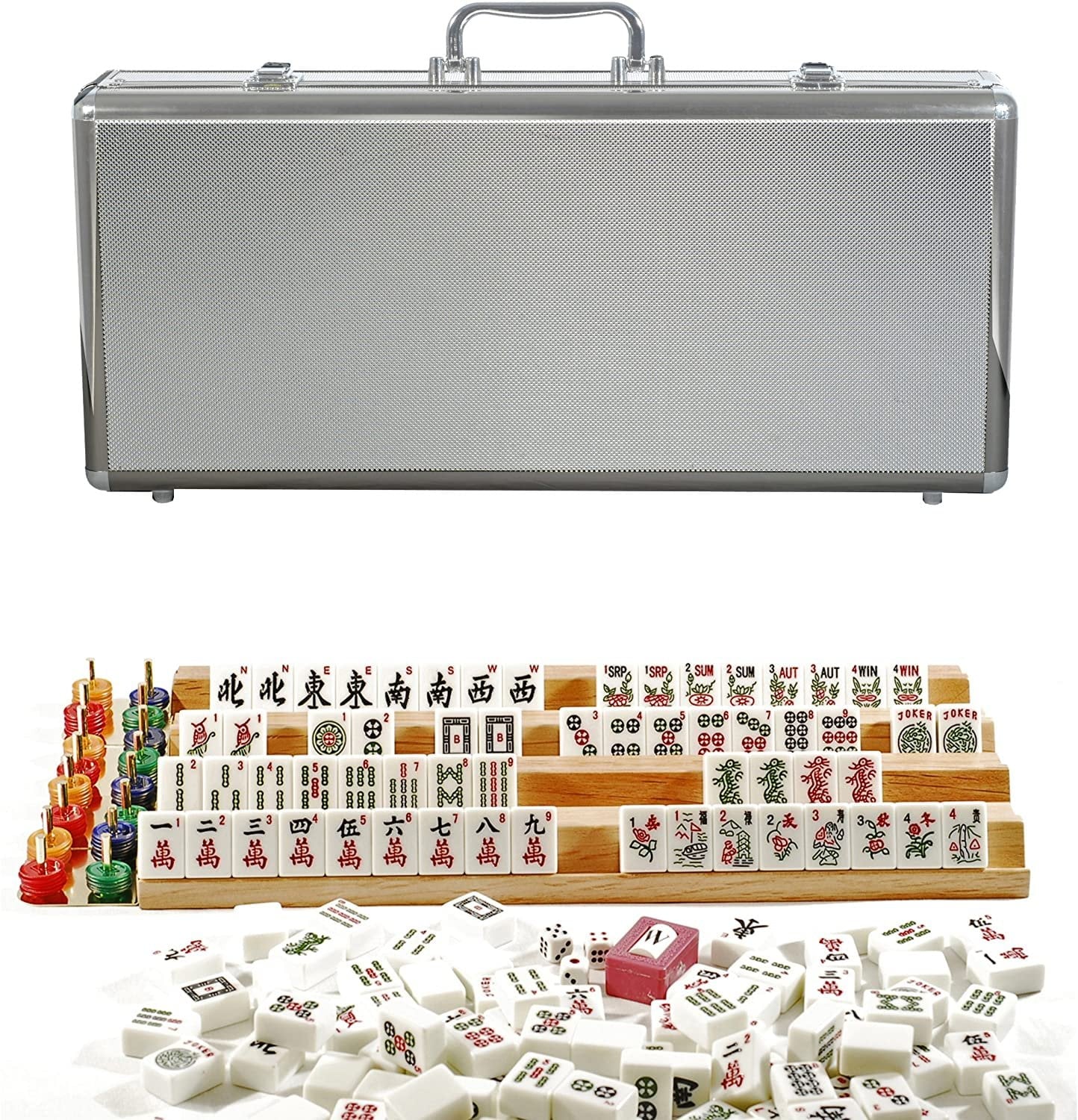 Aluminum & Black Mahjong W29011