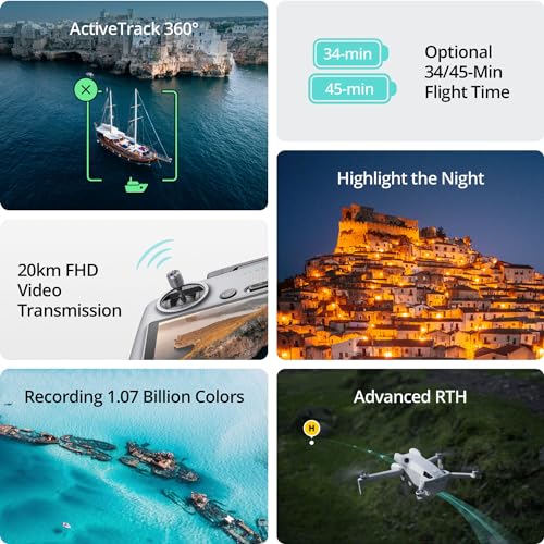 DJI Mini 4 Pro Drone with Screen Remote Control Bundle Kit B8398
