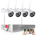 8 Channel 2TB NVR Security Camera System with 4PCS IP WiFi Cameras E21731